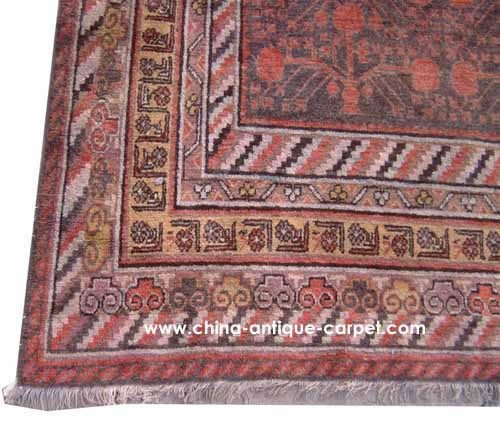 xinjiang antique rug