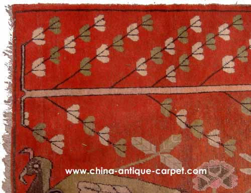 xinjiang antique rug