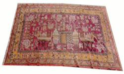 xinjiang antique rug