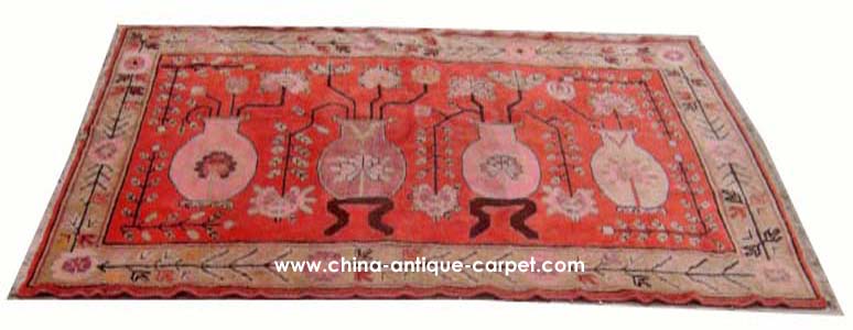 xinjiang antique rug