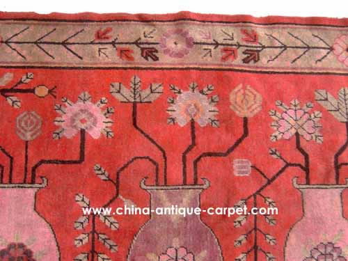 xinjiang antique rug