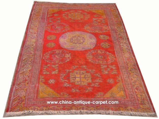 xinjiang antique rug