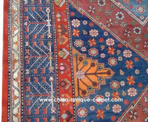 xinjiang antique rug