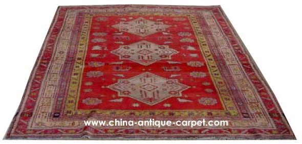 xinjiang antique rug