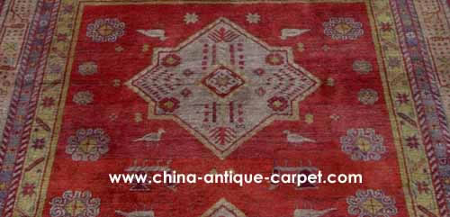 xinjiang antique rug