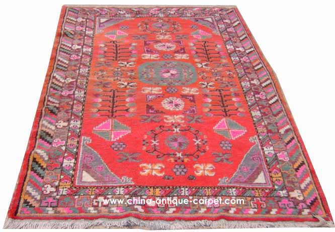 xinjiang antique rug