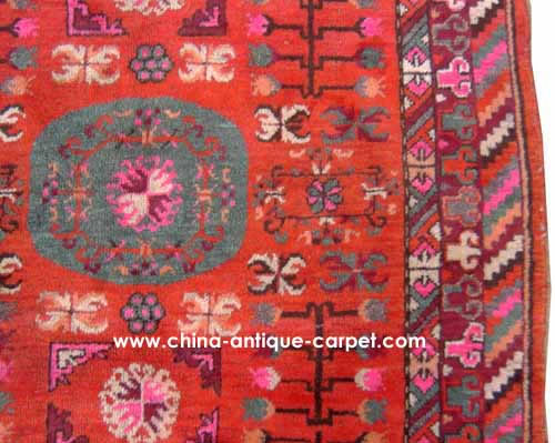 xinjiang antique rug