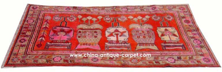 xinjiang antique rug