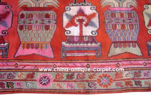 xinjiang antique rug