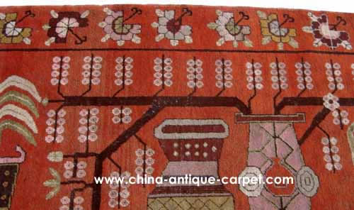 xinjiang antique rug