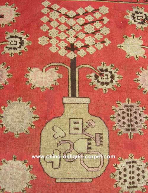 xinjiang antique rug