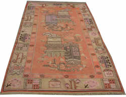 xinjiang antique rug