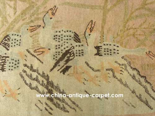 xinjiang antique rug