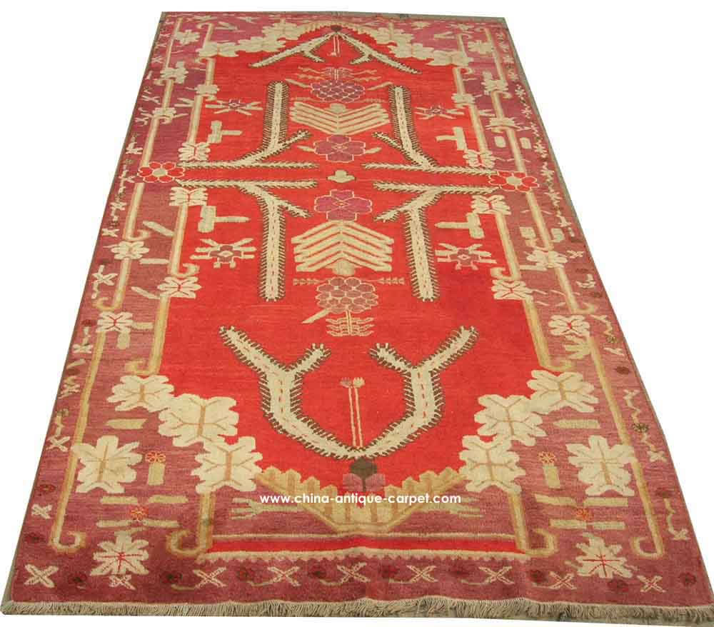 xinjiang antique rug