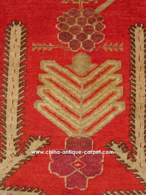 xinjiang antique rug