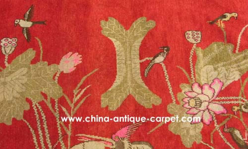 xinjiang antique rug