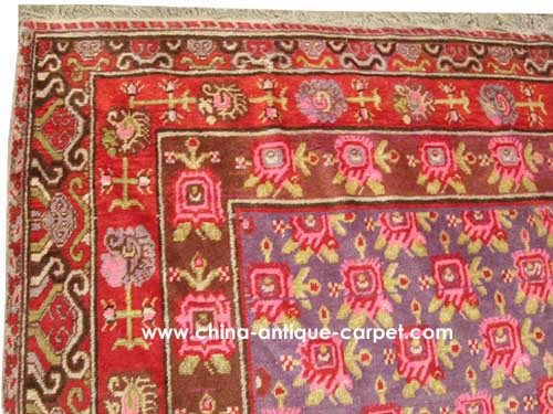 xinjiang antique rug