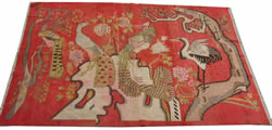 xinjiang antique rug