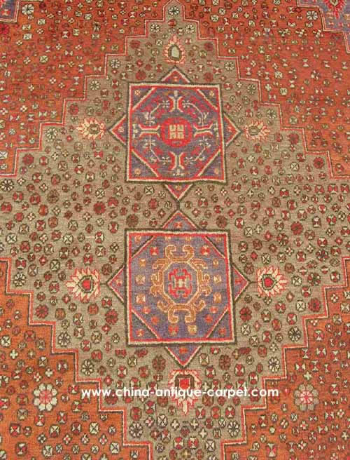 xinjiang antique rug