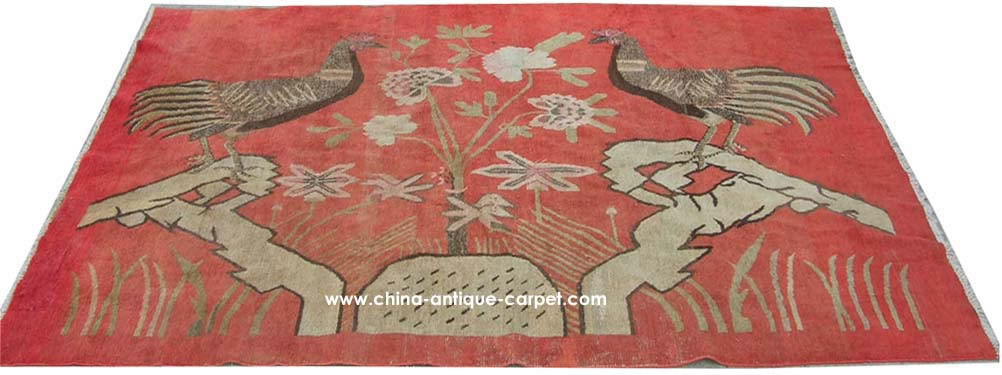 xinjiang antique rug