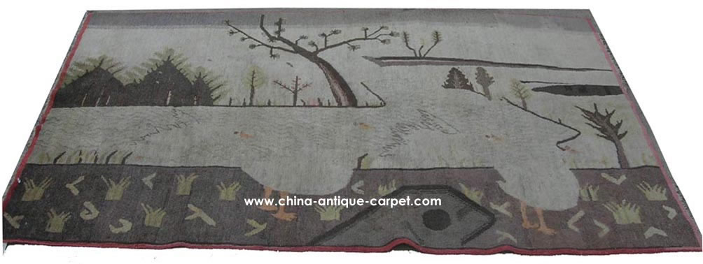 xinjiang antique rug