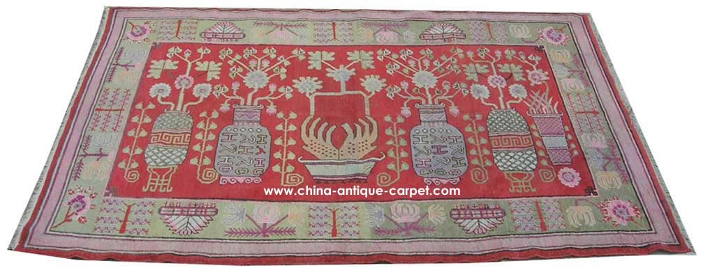 xinjiang antique rug