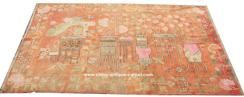 xinjiang antique rug