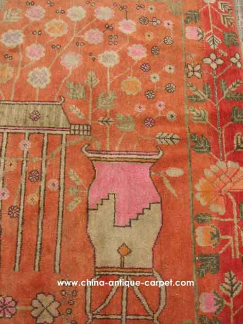 xinjiang antique rug