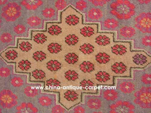 xinjiang antique rug