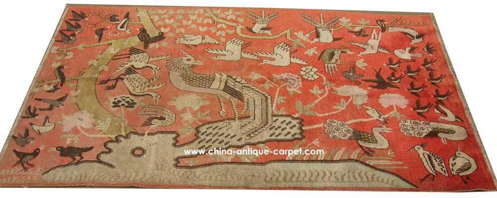 xinjiang antique rug