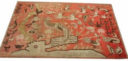 xinjiang antique rug