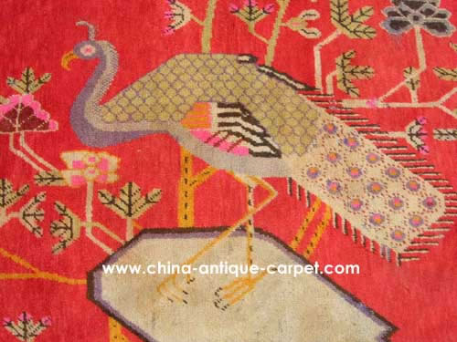 xinjiang antique rug