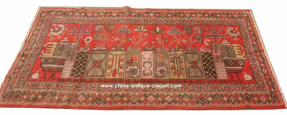 xinjiang antique rug