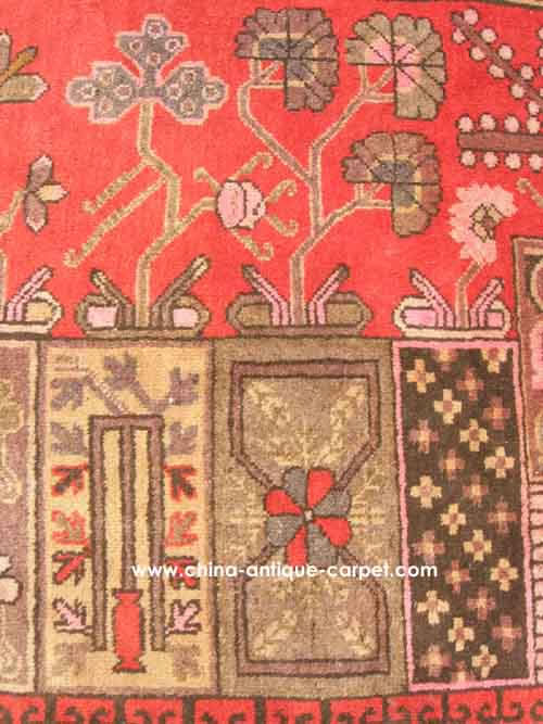 xinjiang antique rug