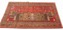 xinjiang antique rug