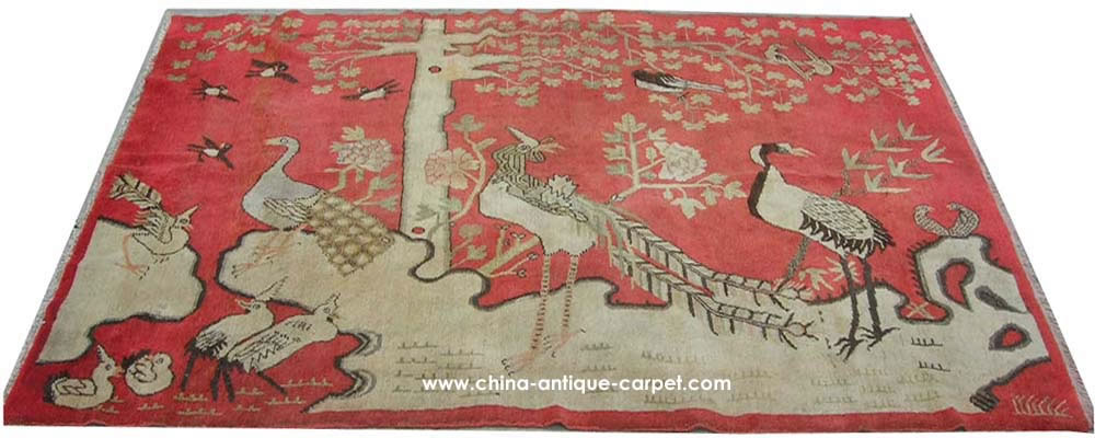 xinjiang antique rug