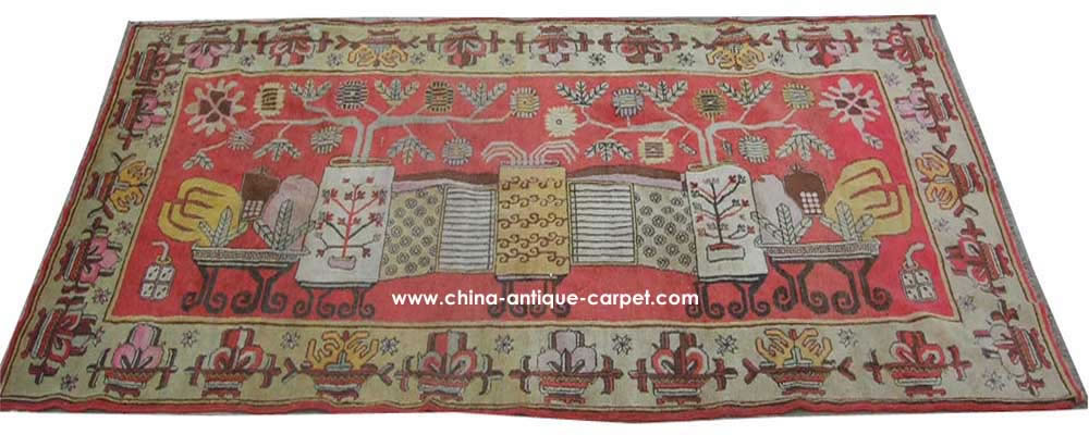 xinjiang antique rug