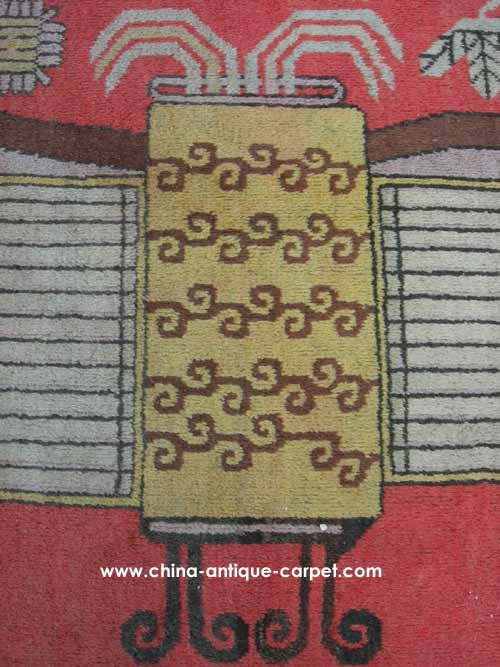 xinjiang antique rug