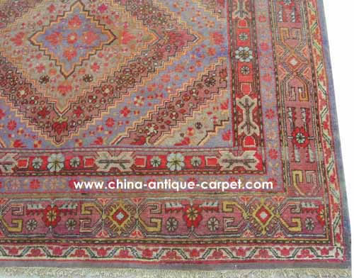 xinjiang antique rug