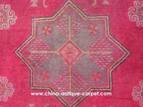 xinjiang antique rug