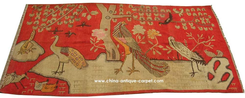 xinjiang antique rug