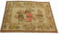 xinjiang antique rug