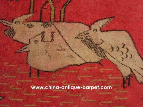 xinjiang antique rug