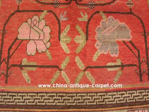 xinjiang antique rug