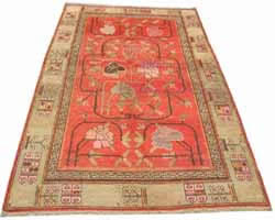 xinjiang antique rug