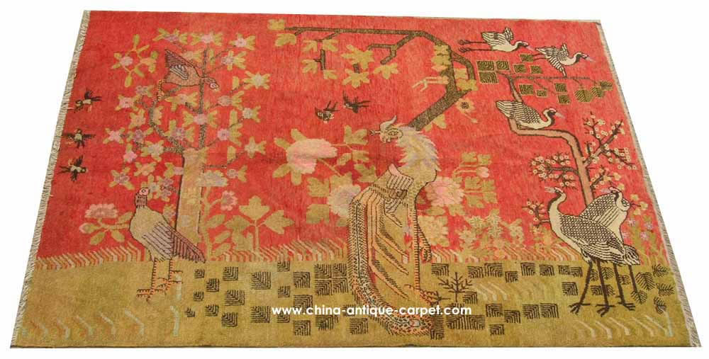 xinjiang antique rug