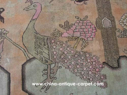 xinjiang antique rug