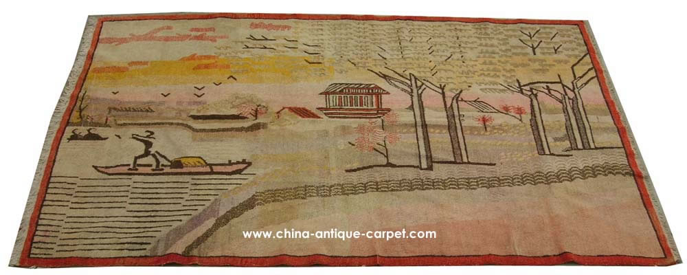 xinjiang antique rug