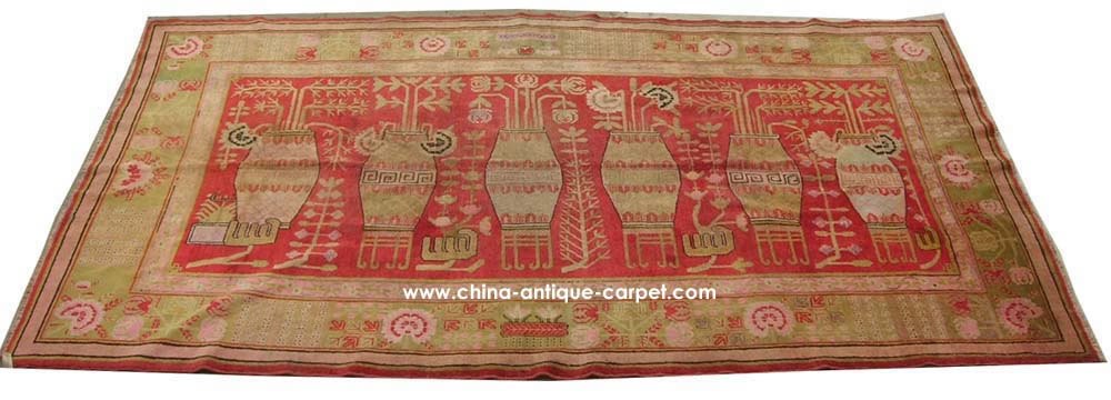 xinjiang antique rug