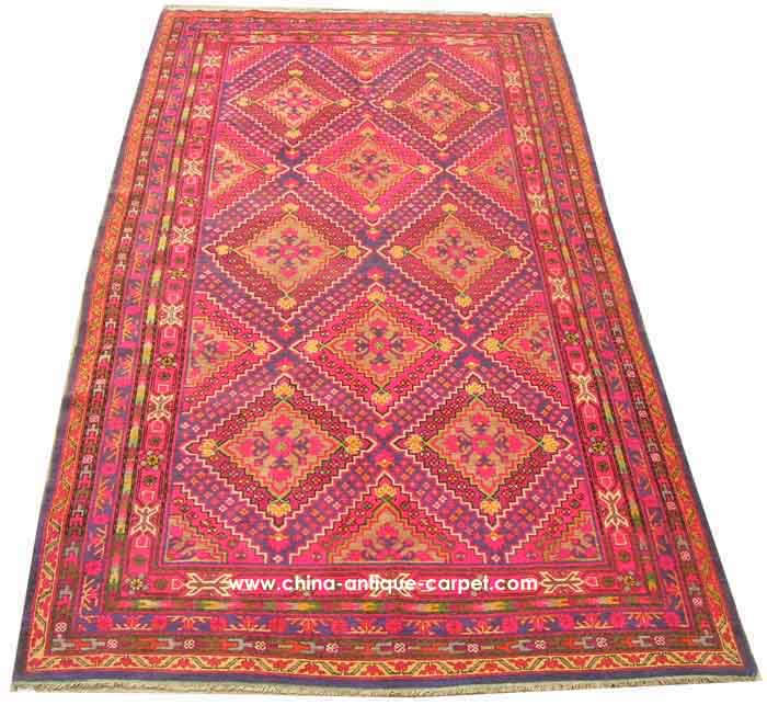 xinjiang antique rug